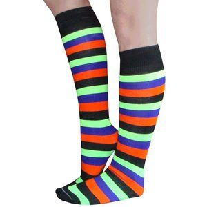Halloween Striped Socks